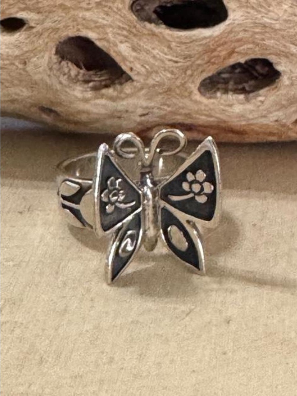 James Avery Mariposa Butterfly Ring Sterling Silver, Size 6.5